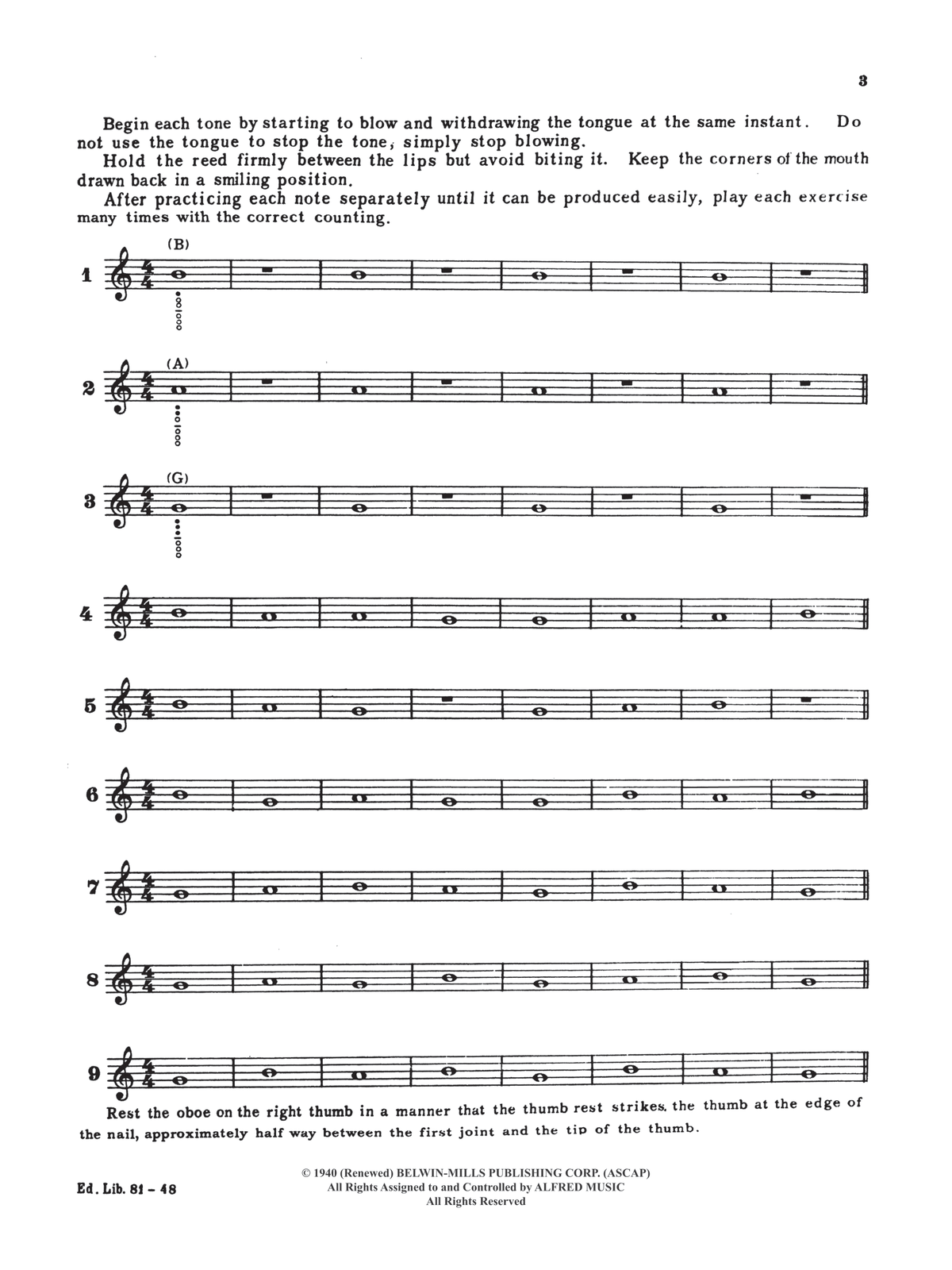 Gekeler Method for Oboe, Book 1 Alfred